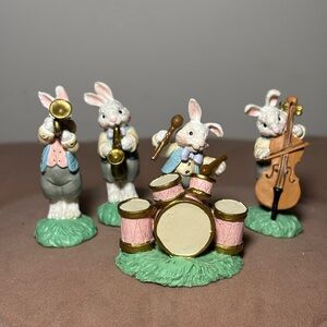 Midwest Importers of Cannon Falls Cottontail Lane Bunny Band Vintage 1990's